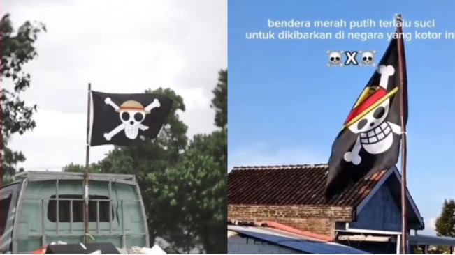 Apa yang Disuarakan Warga dengan Kibarkan Bendera One Piece Jelang Agustus?